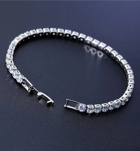 4.0mm Zircon Crystal Bracelet