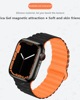 Silicone Strap Band Magnetic Bracelet