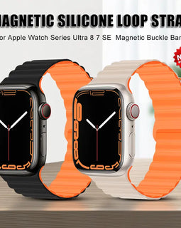 Silicone Strap Band Magnetic Bracelet