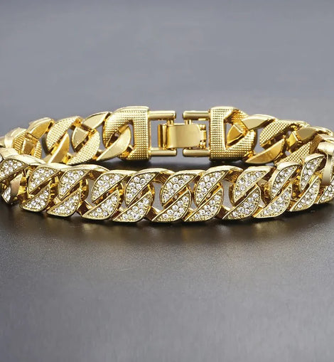 Miami Curb Cuban Chain Bracelet